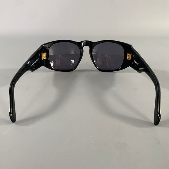 CHANEL Black Acetate Sunglasses - Picture 3 of 7